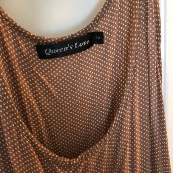 Lace and Dots bohemian Top - Picture 3 of 4
